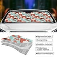 thumbnail image 5 of Fuzoiu Warm Christmas Memories Print Car Windshield Sun Shade,Block Uv Rays Sunshade,Foldable Front Window Sun Visor Protector for Car,SUV,Truck-Keep Vehicle Cool-Warm Christmas Memories, 5 of 8