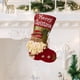 thumbnail image 5 of Medias navideñas, bolsas de regalo, regalos de fiesta, decoración colgante para de Navidad, calcetines navideños para chimenea, para puerta, Patrón de Papá Noel, 5 of 7