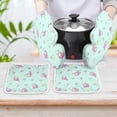 thumbnail image 2 of Kuromi And My Melody Oven Mitts And Pot Holders Set 4 Pcs, Heat Resistant Oven Mitt Set with Potholders, Hot Pads And Oven Mitts Sets Oven Glove for Kitchen, Baking, Cooking, Grilling, 2 of 7