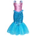 thumbnail image 1 of Disfraz de la Sirenita Ariel para niños y niñas, vestido de fiesta de cumpleaños, Halloween Fivean unisex, 1 of 2