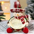 thumbnail image 4 of Nilvkv Christmas Doll Ornaments Candy Basket Candy Bowls Fruit Basket Fruit Tray Container Christmas Decoration for Snack Dried Fruit Candy Storage for Desk Shelf Fireplace Winter Holiday Decor, 4 of 6