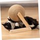 thumbnail image 4 of Almohadilla rascadora para piso, soporte divertido para tablero rascador, bola rascadora para gatitos, almohadillas rascadoras, poste rascador vertical, m, 4 of 5