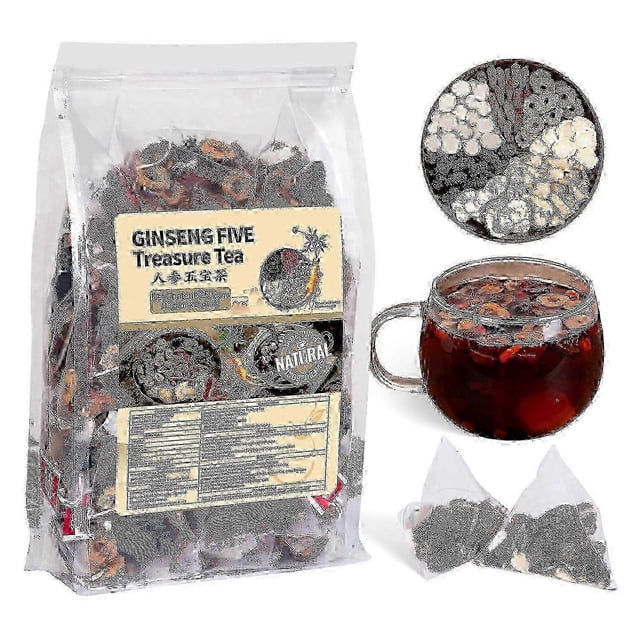 Traditional Chinese Ginseng Tea - Tonifying Kidneys Detoxifying With Organic Ingredients