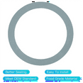 thumbnail image 3 of 8 PCS Blender Sealing Ring Gaskets O-Ring Gasket Seal O-Gasket Silicone for and Osterizer Blender for 4961, 3 of 6