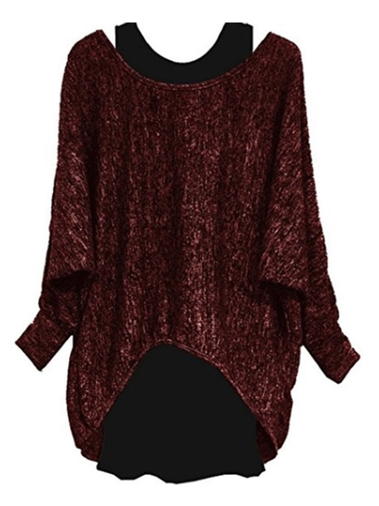 Women Batwing Sleeve T Shirts Casual 