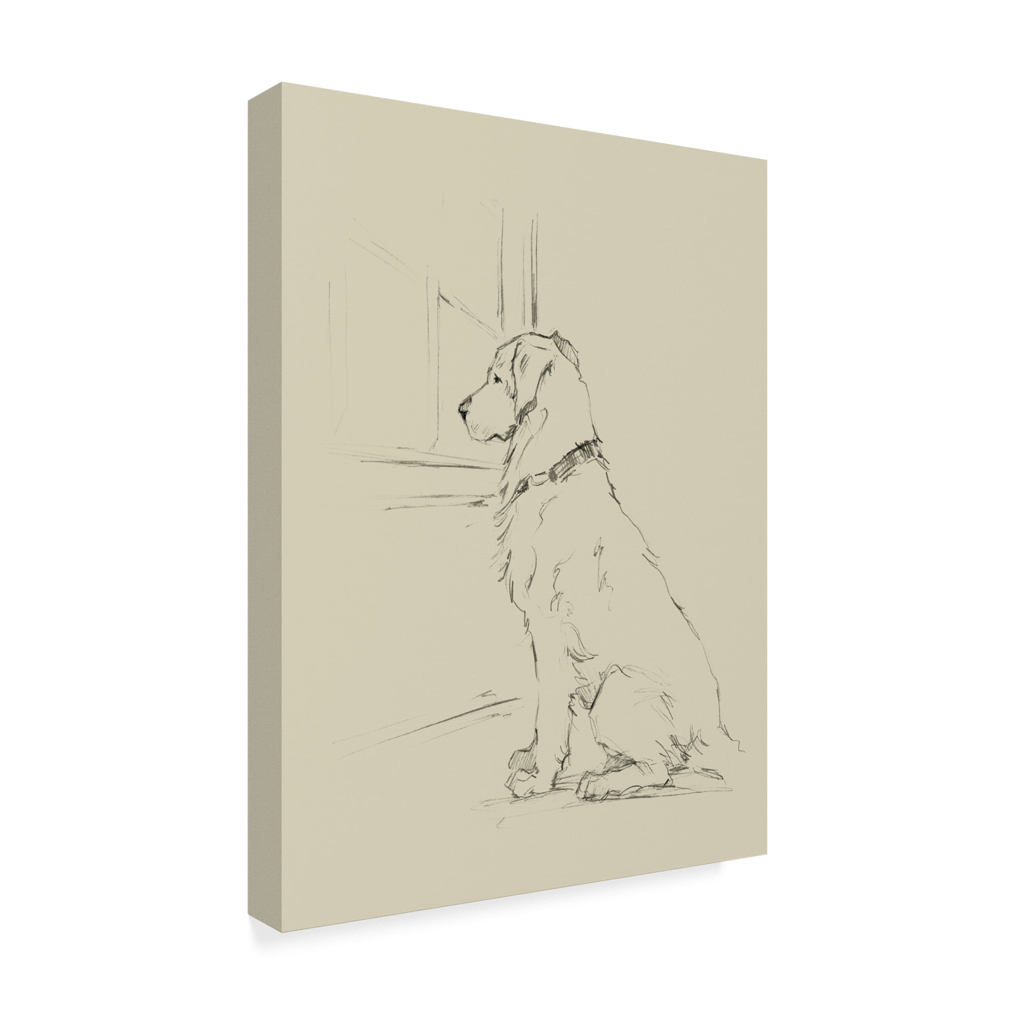 Trademark Fine Art 'Waiting for Master IV' Canvas Art by Ethan Harper