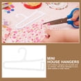 thumbnail image 3 of WASHWEPE 5Pcs Children's Hangers White Plastic Design for DIY Projects, 3 of 8