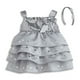 American Girl - Silver Shimmer Dress for Dolls + Charm - MY AG 2014 – image 2 sur 3