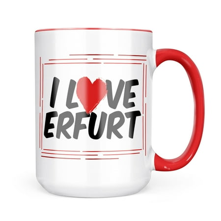 

Neonblond I Love Erfurt Mug gift for Coffee Tea lovers