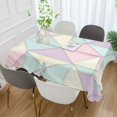 thumbnail image 2 of Yayeee Tablecloths 60" x 108" Rectangle Wrinkle Resistant Party Table Cover, Purple Geometric, 2 of 8