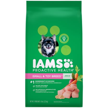 Iams Proactive Health Small And Toy Breed Adult Dry Dog Food, 6 (Best Dry Dog Food For Toy Breeds)