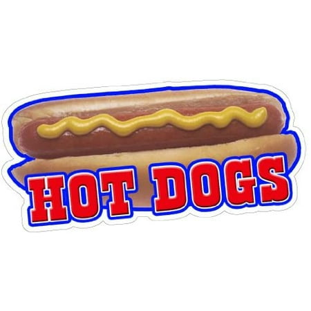 HOT Dogs II Concession Decal Sign Stand cart Dog Vendor | Walmart Canada