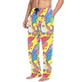 thumbnail image 2 of FORMRS Mens Pajama Pants with Pockets Cotton Sleepwear Lounge Bottoms Sizes S-2XL, Vibrant Dinosaur, 2 of 7