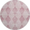 thumbnail image 2 of Addison Rugs Mayfield Washable Transitional Geometric Merlot Round Rug, 8' x 8', 2 of 5