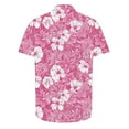 thumbnail image 5 of Cllios Mens Hawaiian Shirt Summer Floral Graphic Aloha Tops Vacation Cuban Collared Short Sleeve T-shirts Oversized Button Down Bowling Shirts S-5XL, 5 of 6