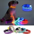 thumbnail image 1 of LED Colliers Lumineux pour Chiens Léopard flash Colliers de Sécurité pour Chiots Collier Réglable (L, Bleu) I01, 1 of 5
