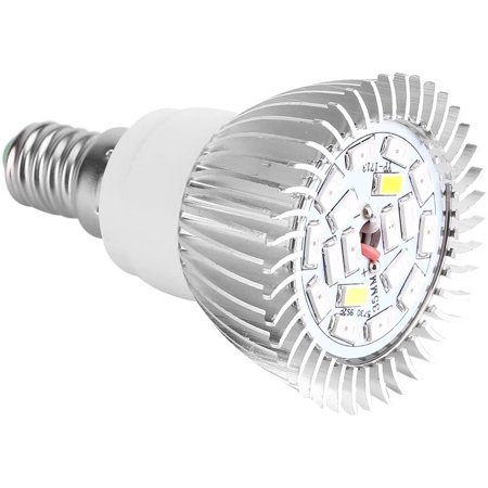 

Maozh01 18W LED Grow Light Bulb Full Spectrum Plant Light for Indoor Plants(E14)