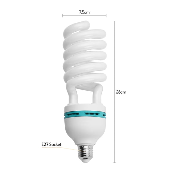 Lamp E27 110V 5500K 135W Photo Studio Bulb Video Light Photography Daylight Lamp