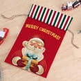 thumbnail image 1 of El regalo de gran tamaño vendedor caliente 2022 del lazo de Santa Sacks de la Navidad del algodón empaqueta el saco de Santa, 1 of 3