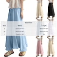 thumbnail image 3 of CQONEPT Womens Wide Leg Flowy Casual Pants Chiffon Comfortable Stretchy Pant Elastic Waist Breathable Fall Fashion Trousers, 3 of 6