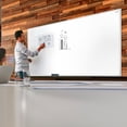 thumbnail image 2 of Pizarra Pintarrón Porcelanizado Universitario Metálico Imantado Alfra 120x450 cm Alfra MetUni120X450, 2 of 2