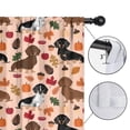 thumbnail image 4 of Blackout Kids Curtains,Fall Dachshund and Pumpkin Childrens Insulated Curtains Set Of 2,Bedroom Essentials,Toddler Room Decor 52x63in(132x160cm), 4 of 4