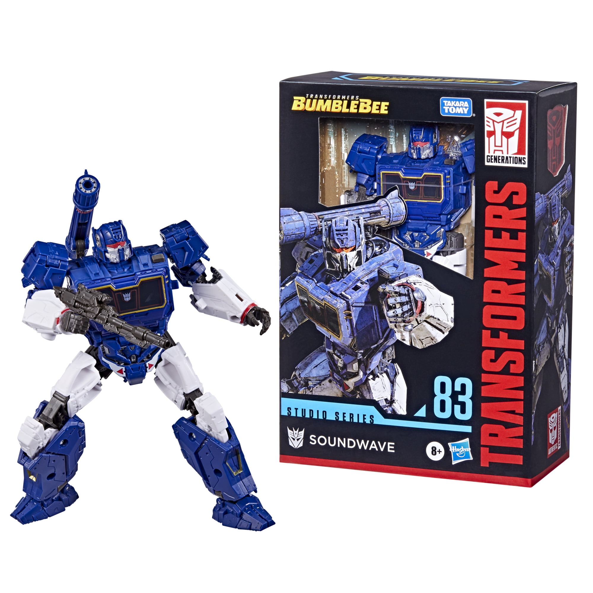 Transformers Cyberverse Guerrero clase Soundwave Figura de Acción ROBOTS 