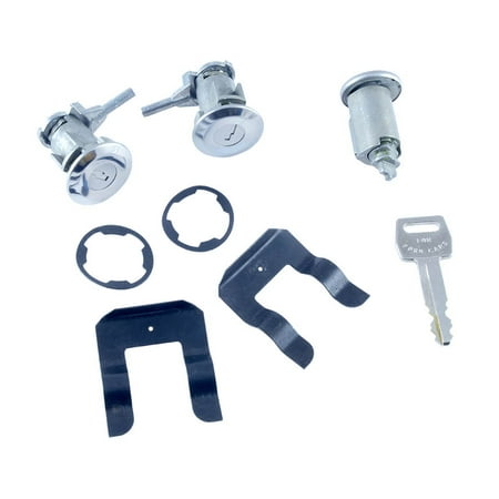 Ford Ignition Lock Cylinder - Dennis Carpenter Ford Restoration Door Lock & Ignition Cylinder Set 1967 - 1972