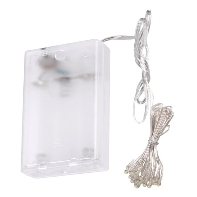 30LED 3m con pilas Cadena de luces de hadas Fiesta de Navidad Blanco Lamparas Tmvgtek Para estrenar