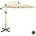thumbnail image 2 of Sombrilla Tipo Madera Jardin Exterior 2.9m Playa Terraza Beige Jardimex, 2 of 6