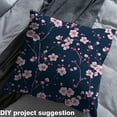 thumbnail image 2 of jejeloiu Japanese Cherry Blossoms Fabric by the Yard 1 Yard for Girls, Pink Flower Sewing Fabric, Spring Floral Room Decor Fabric by the Yard, Microfiber Bedroom Decor, 2 of 6