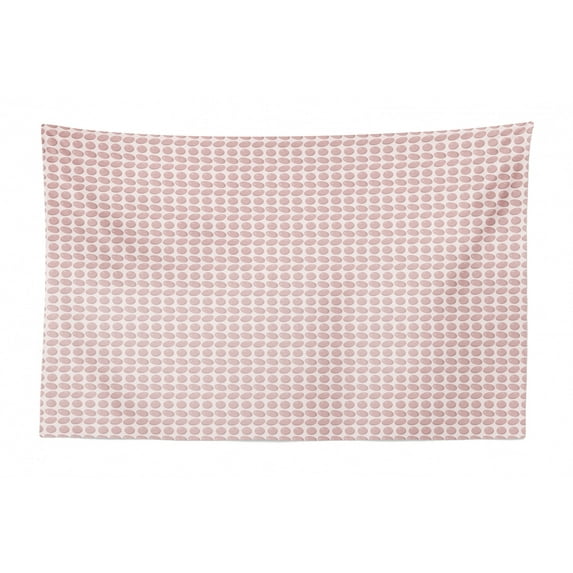 Neutral Color Tapestry, Geometric Modern Illustration of Bicolour Contemporary Squares Print, Fabric Wall Hanging Decor for Bedroom Living Room Dorm, 2 Sizes, Dimgray Tan White, by Ambesonne