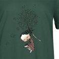 thumbnail image 5 of CEHVOM Mode Femmes T-Shirt Imprimé Col en V Manches Courtes Décontracté Hauts Blouse, 5 of 5