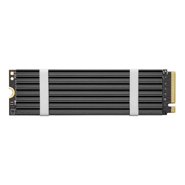 Radiador de calor del disipador de calor del disco duro de estado sólido M.2 para NGFF NVMe 2280 SSD (negro)