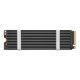 thumbnail image 1 of Radiador de calor del disipador de calor del disco duro de estado sólido M.2 para NGFF NVMe 2280 SSD (negro), 1 of 4