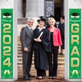 thumbnail image 6 of RnemiTe-amo 2024 Graduation Door Porch Sign Banner,Congrats Grad Porch Banner for Any Schools or Grades 2024 Graduation Party Decorations,Green, 6 of 6