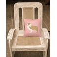 thumbnail image 2 of Carolines Treasures Red Border Collie Checkerboard Square Decorative Outdoor Pillow, 2 of 2