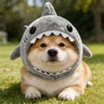 thumbnail image 2 of Pet Shark Hat for Dogs and Cats, Adjustable Soft Shark Costume Hat for Halloween Party, Dress Up & Photo Props for Small Pets, 2 of 4