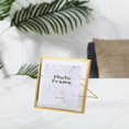thumbnail image 3 of Creative Nordic Metal Glass Photo Frame Crafts Home Picture Frame Display Desktop Bedroom Decors S Golden, 3 of 8