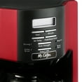 Mr. Coffee 12Cup Programmable Coffeemaker, Rapid Brew, Red