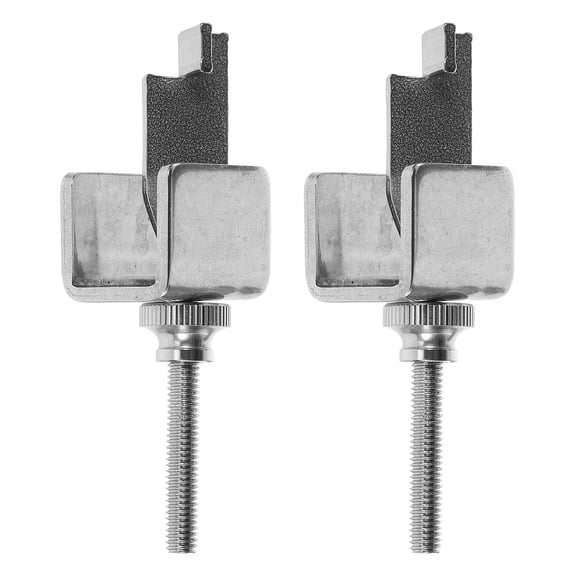 EXHUMKY 2Pcs Durable Plated Silver Travel Door Locks for Hotels Dormitories and Apartments