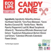 Eco Lips Candy Candy Organic Holiday Lip Balm & Conditioner, Vanilla Mint