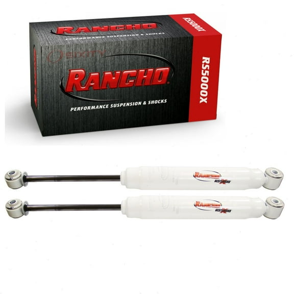 2 pc Rancho Rear RS5000X Shock Absorbers compatible with GMC Sierra 2500 HD 2011-2020