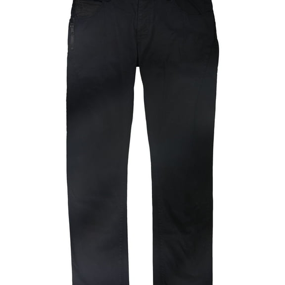 Rogue State Mens Solid Casual Trouser Pants, Blue, 36W x 34L