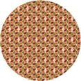 thumbnail image 1 of Ahgly Company Indoor Round Patterned Brown Sand Brown Area Rugs, 8' Round, 1 of 6