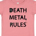 thumbnail image 4 of Inktastic Death Metal Rules White T-Shirt Boys or Girls Baby T-Shirt, 4 of 5