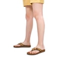 thumbnail image 6 of TEAHOO X STQ Women's Beach Sandals Flip Flops Lightweight With Arch Support Coffee Size 6, 6 of 8