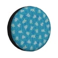thumbnail image 1 of Fotbe Sea Turtle Funda de Llanta de Repuesto con Estampado, Engrosada, Ajuste Universal para Jeep, Remolque, RV, SUV, Camión-15 inch, 1 of 6