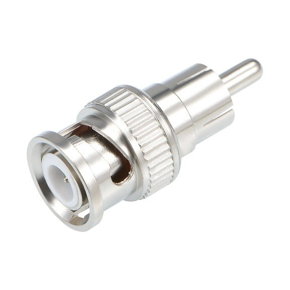 BNC Male to RCA Male Adapter Coaxial Cable Connector for CCTV Security Camera