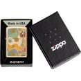 thumbnail image 3 of Zippo Lighter - Personalized Custom Message Engraved on Backside Blossoms Flower Power Design Windproof Lighter (Flower Power 48503), 3 of 7